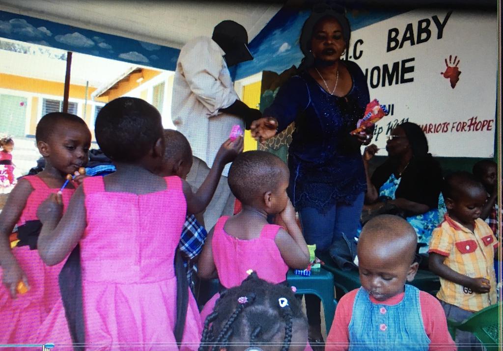 A visit to the orphanage. 