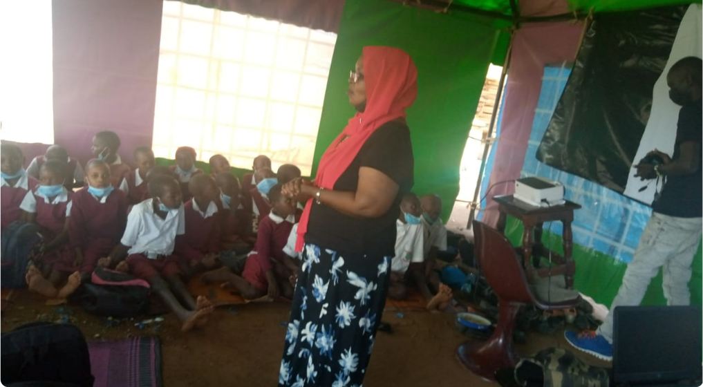 During the COVID-19 pandemic, there was a guidance and counseling session during the launching event. #FRADAKI