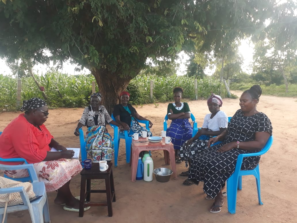 Meeting held by FRADAKI members together with their guardians of the needy Children of Ngiluni Comprehensive School. 